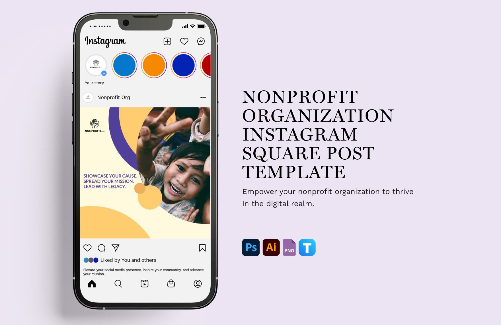 Nonprofit Organization Instagram Square Post Template
