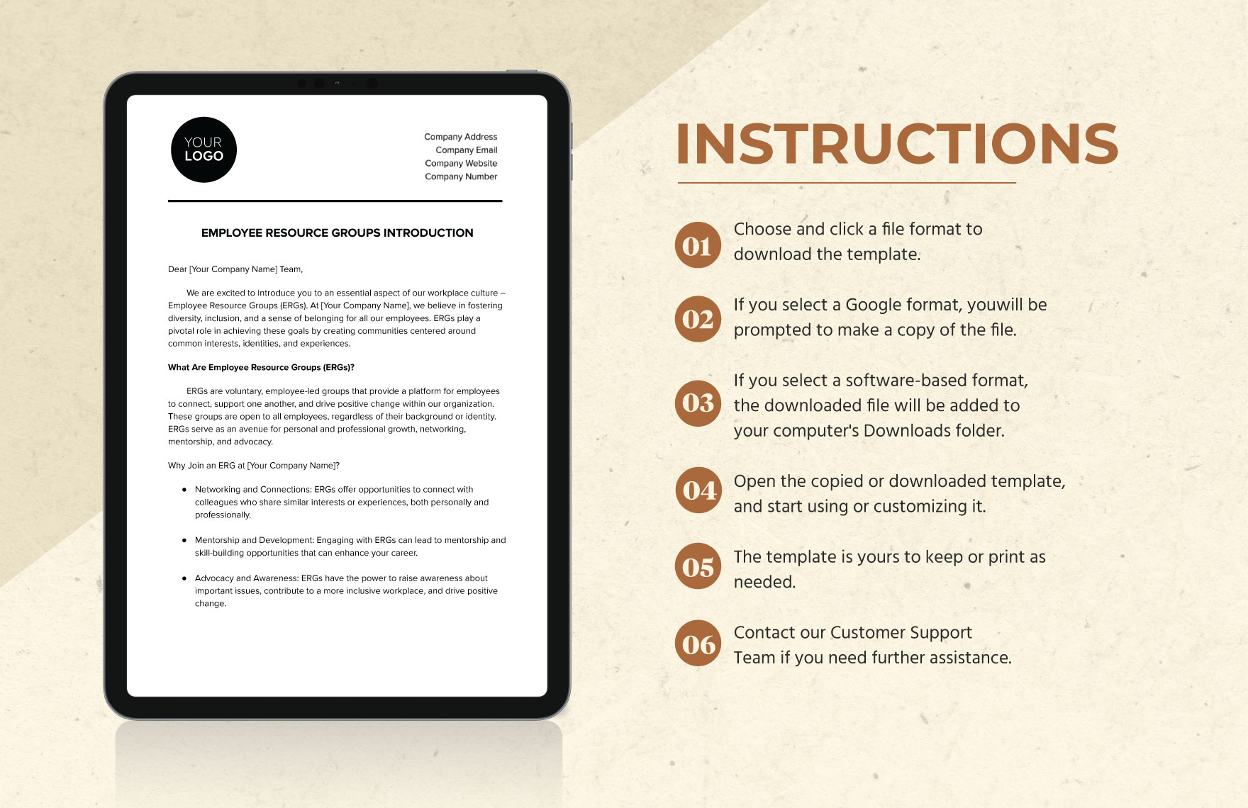 Employee Resource Groups Introduction HR Template