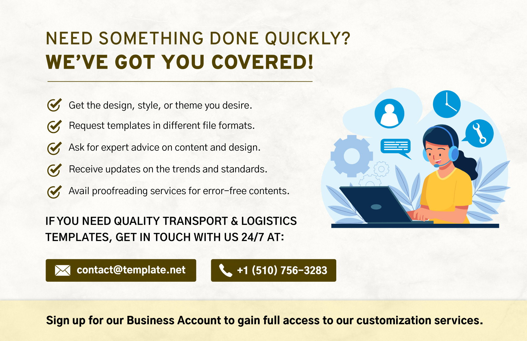Transport and Logistics Client Profile Template
