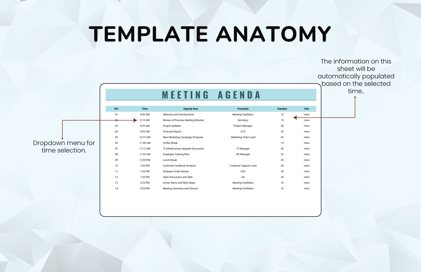 Meeting Agenda Template