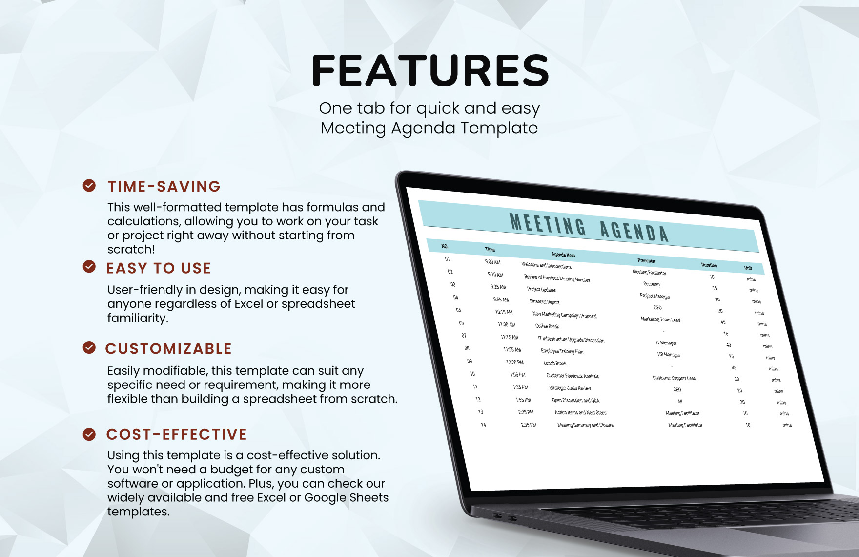 Meeting Agenda Template