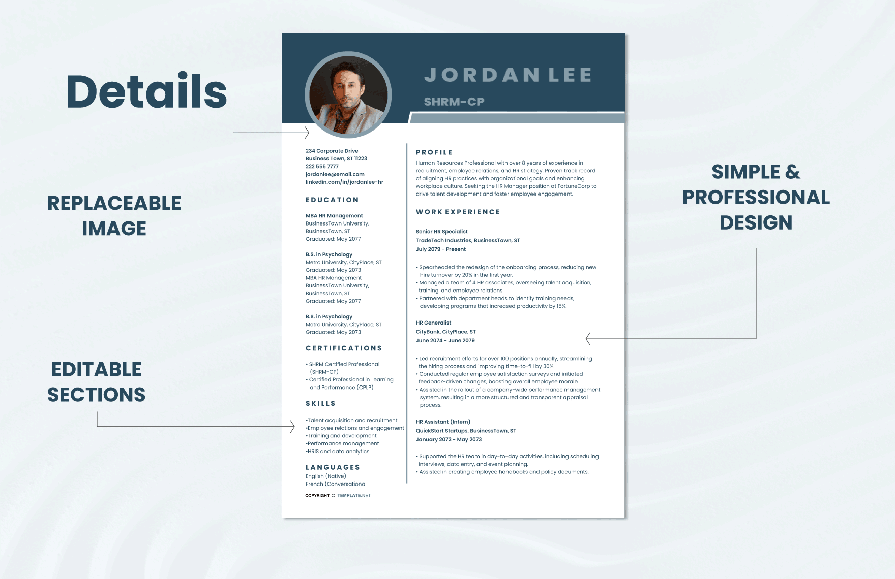 Resume Layout Template