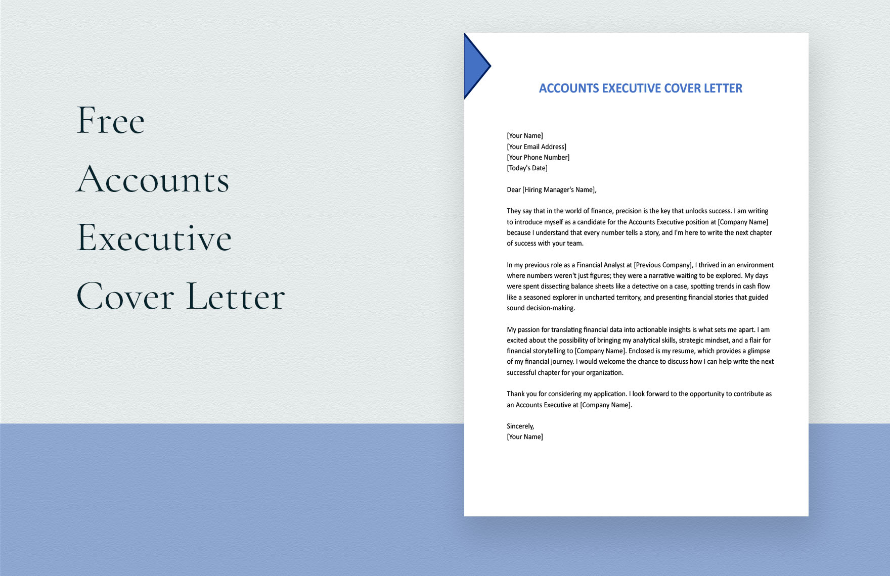 Accounts Executive Cover Letter