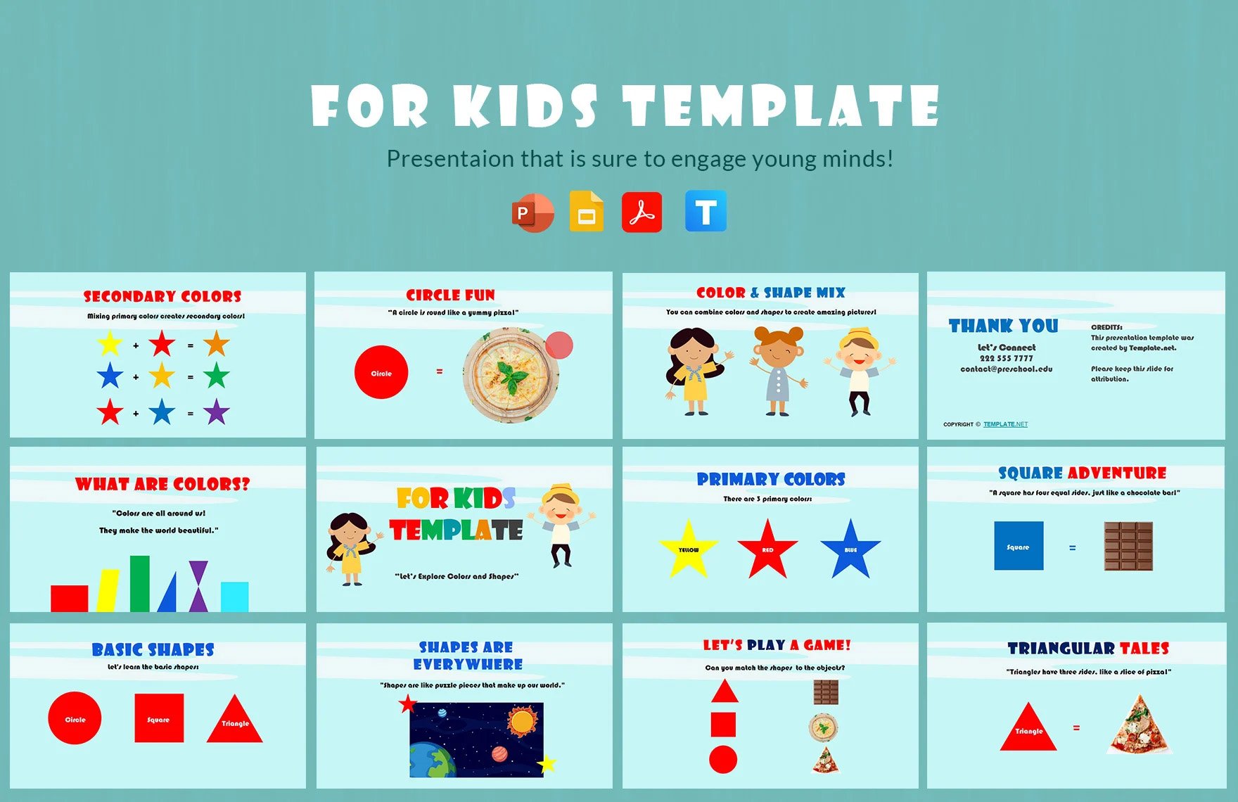 Free For Kids Template in PDF, PowerPoint, Google Slides