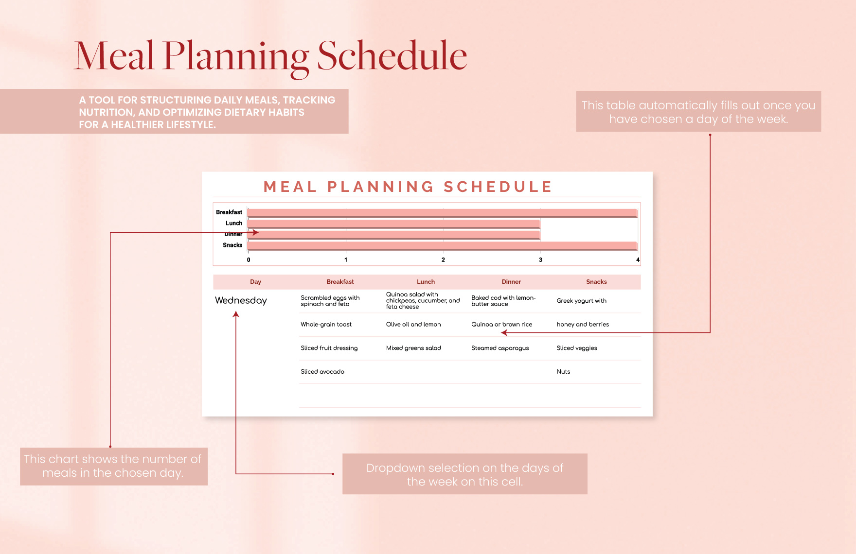 Meal Planning Schedule Template