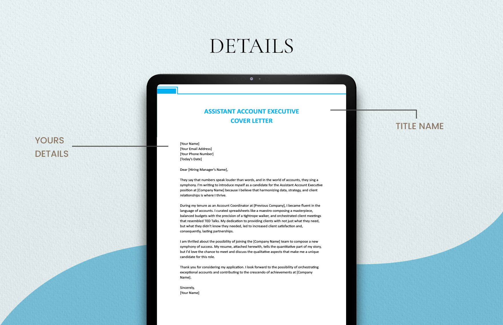 Assistant Account Executive Cover Letter