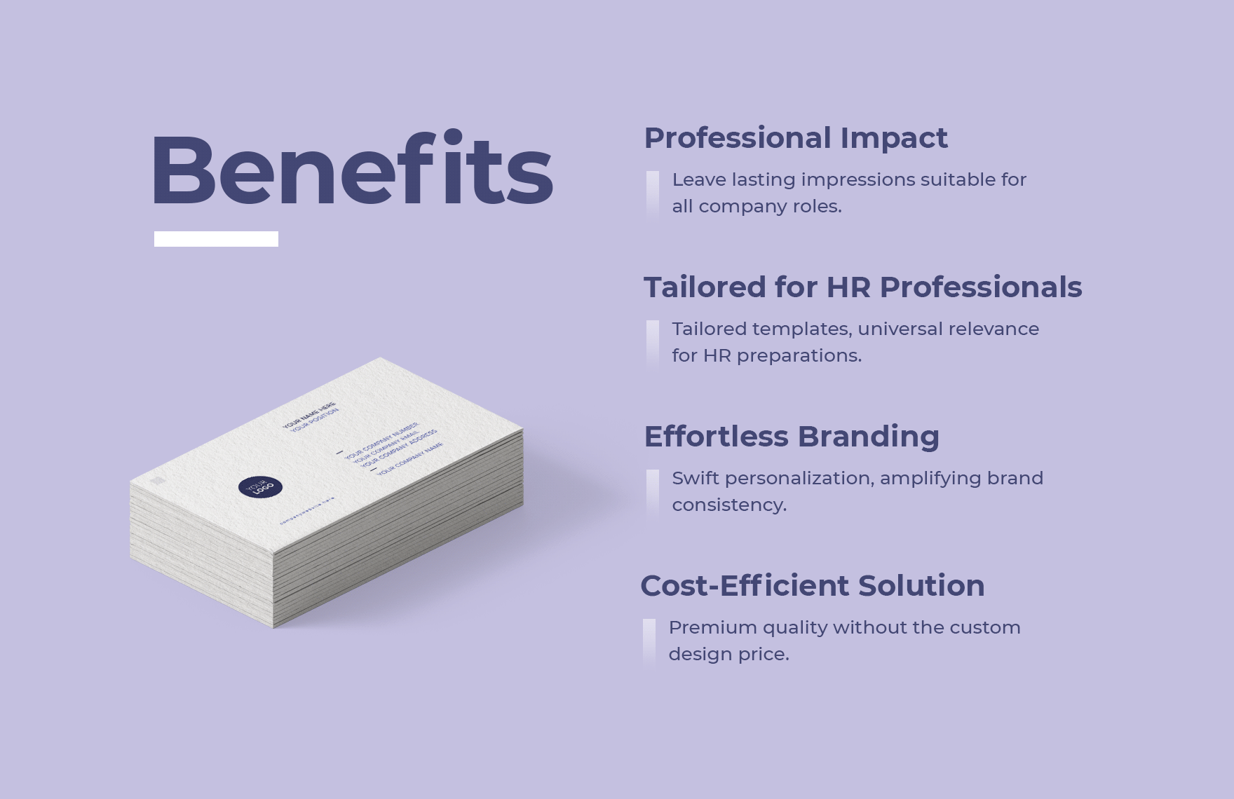 Legal Counsel Business Card Template