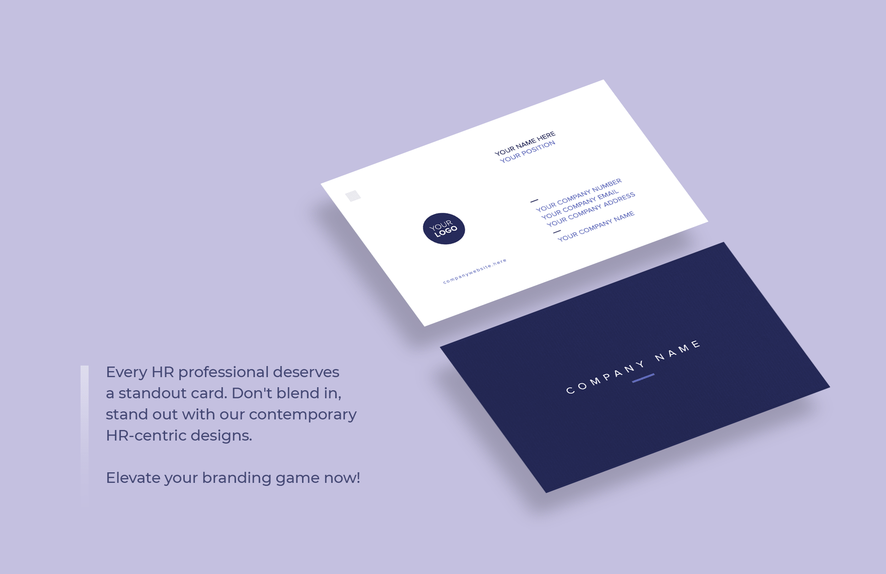Legal Counsel Business Card Template