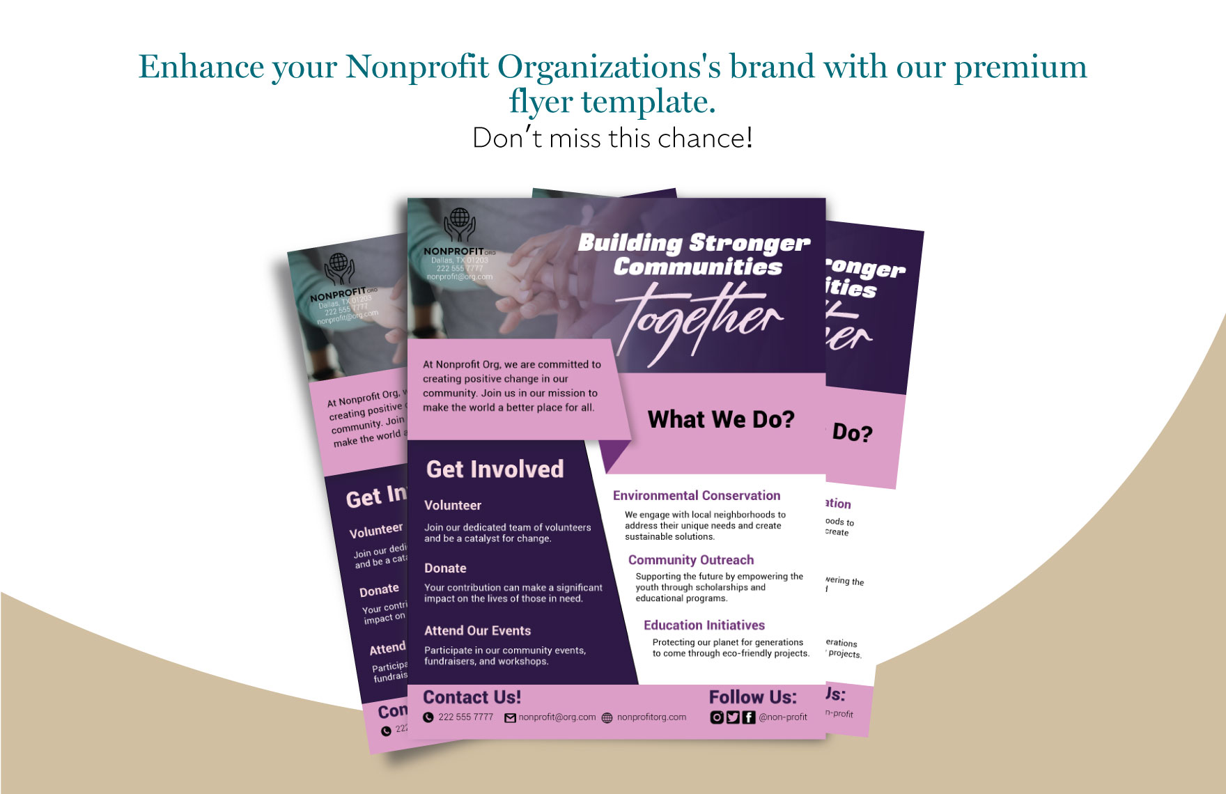 Nonprofit Organization Flyer Template