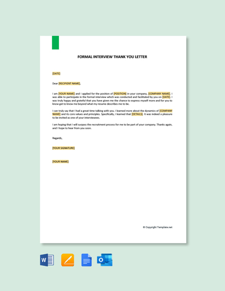 Interview Letter Template