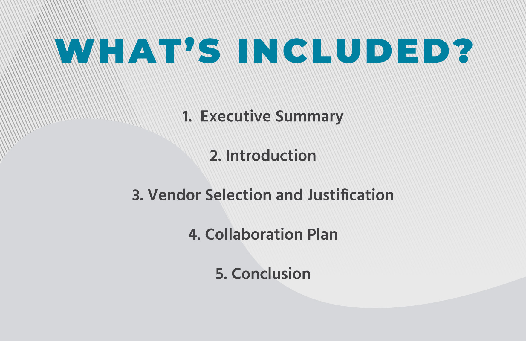 External Training Vendor Collaboration Proposal HR Template