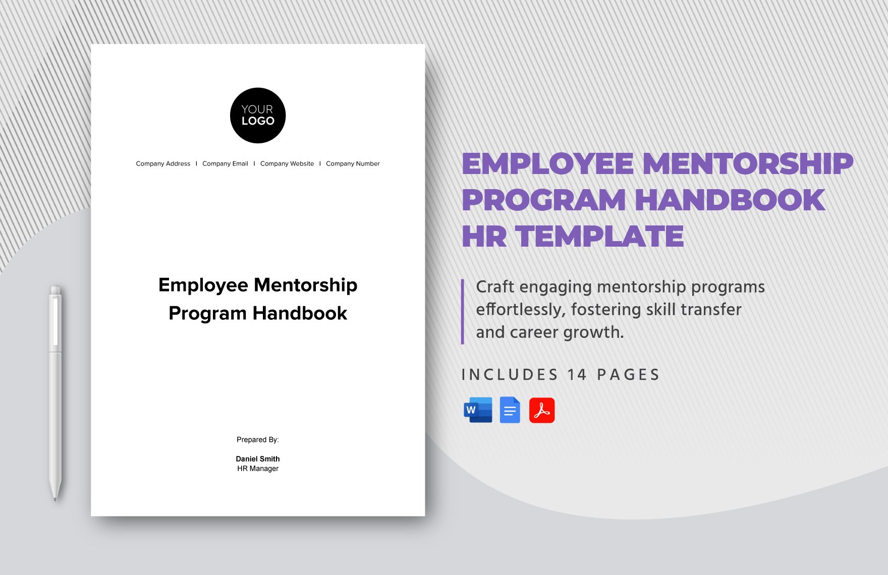 Employee Mentorship Program Handbook HR Template in Word, Google Docs, PDF
