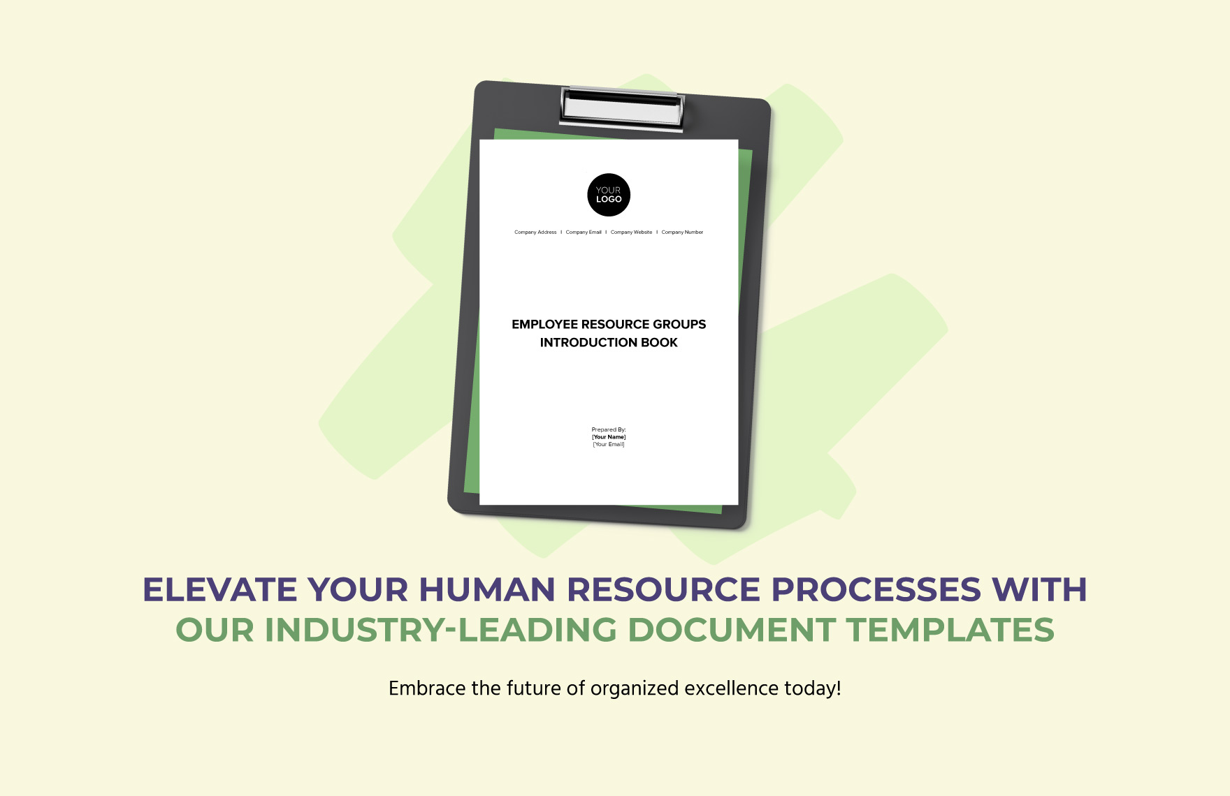 Employee Resource Groups Introduction Book HR Template