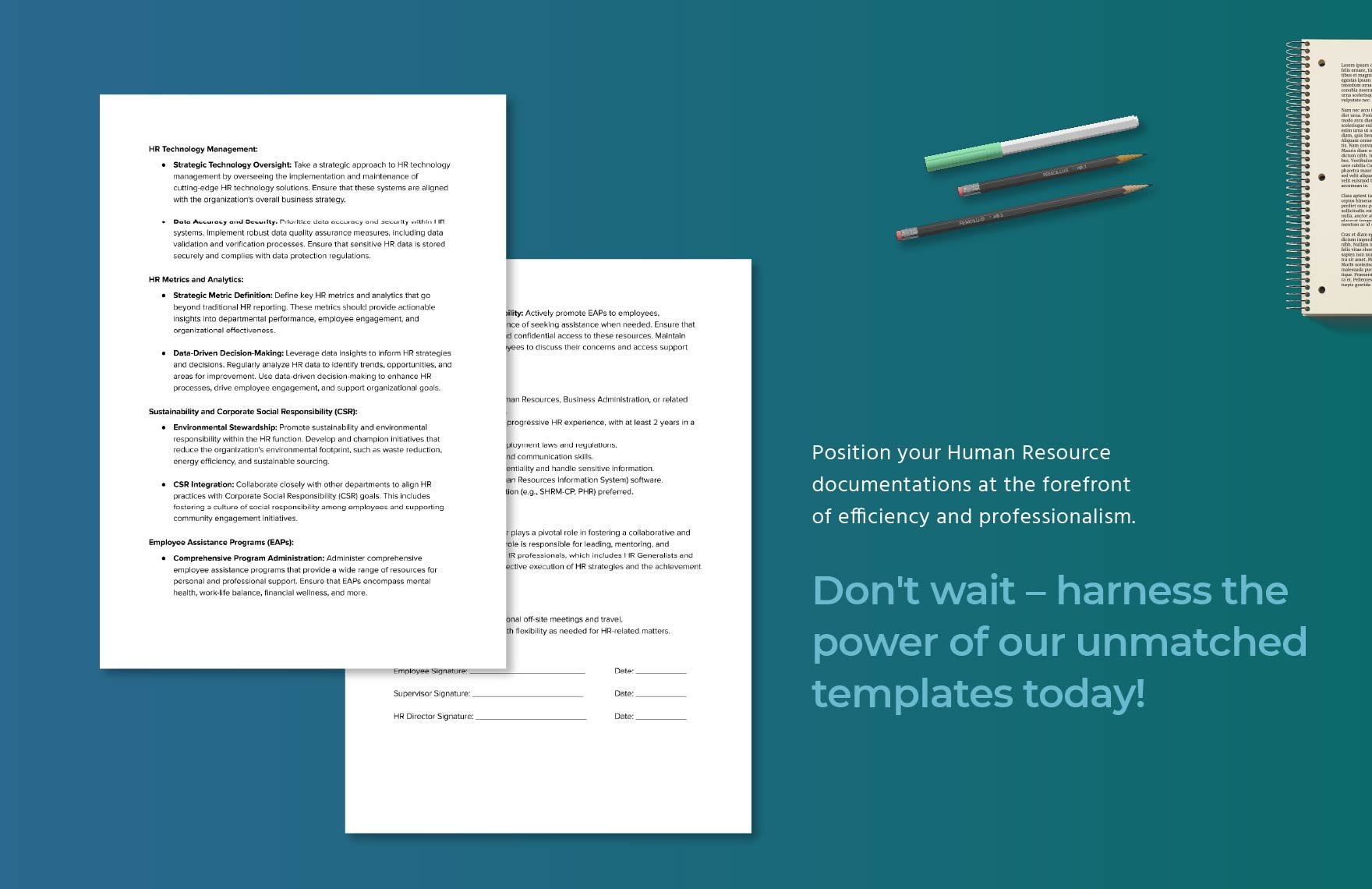Role & Task Clarity Document HR Template