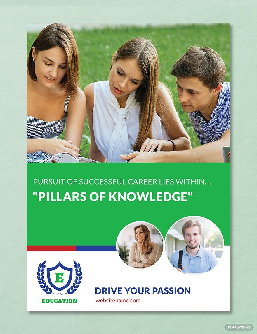 Education eBook Cover Page Template