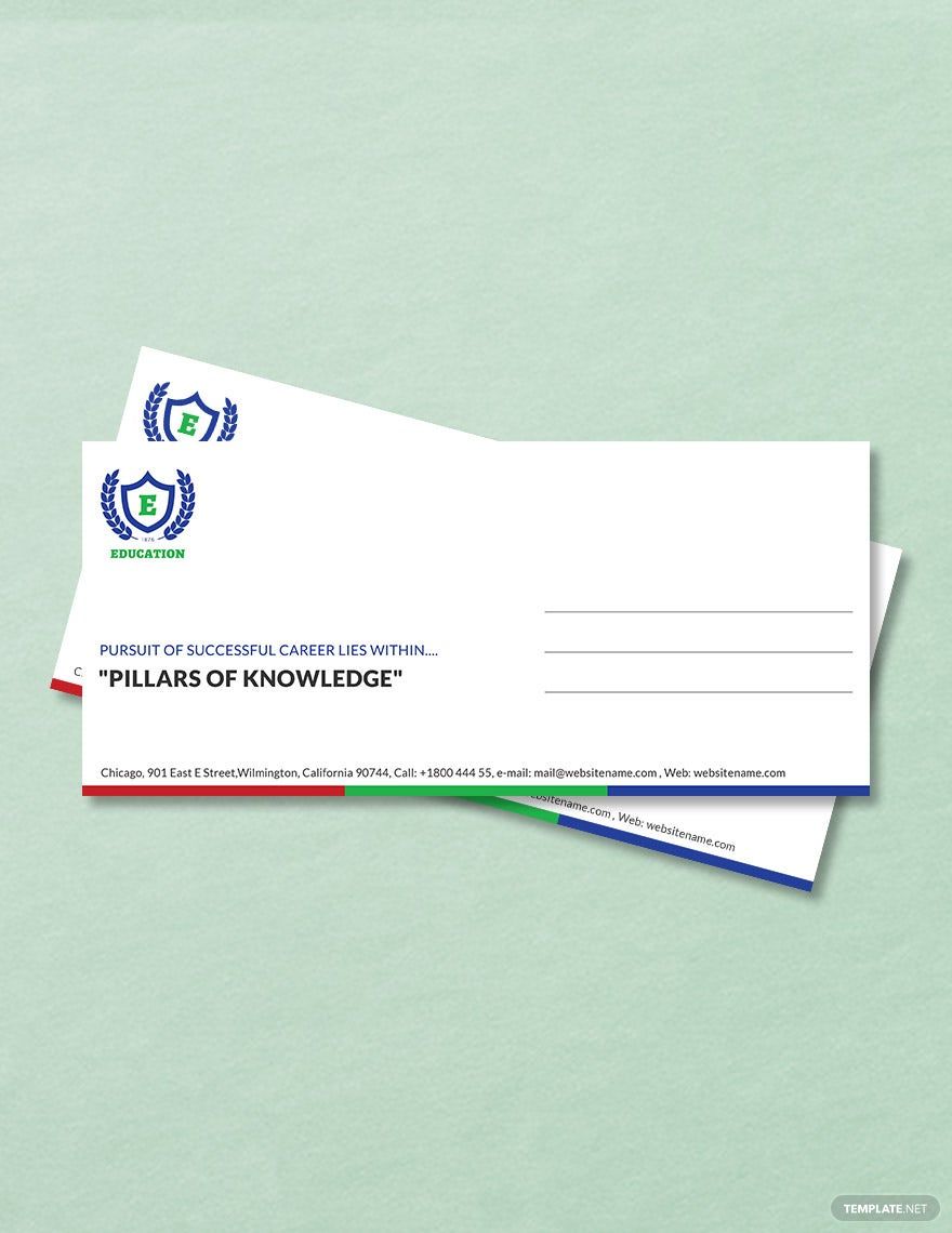 Envelope Template For Google Docs