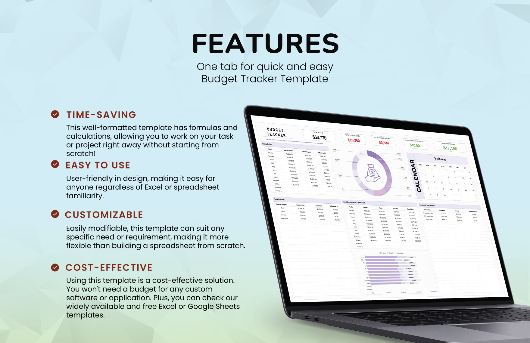 Budget Tracker Template