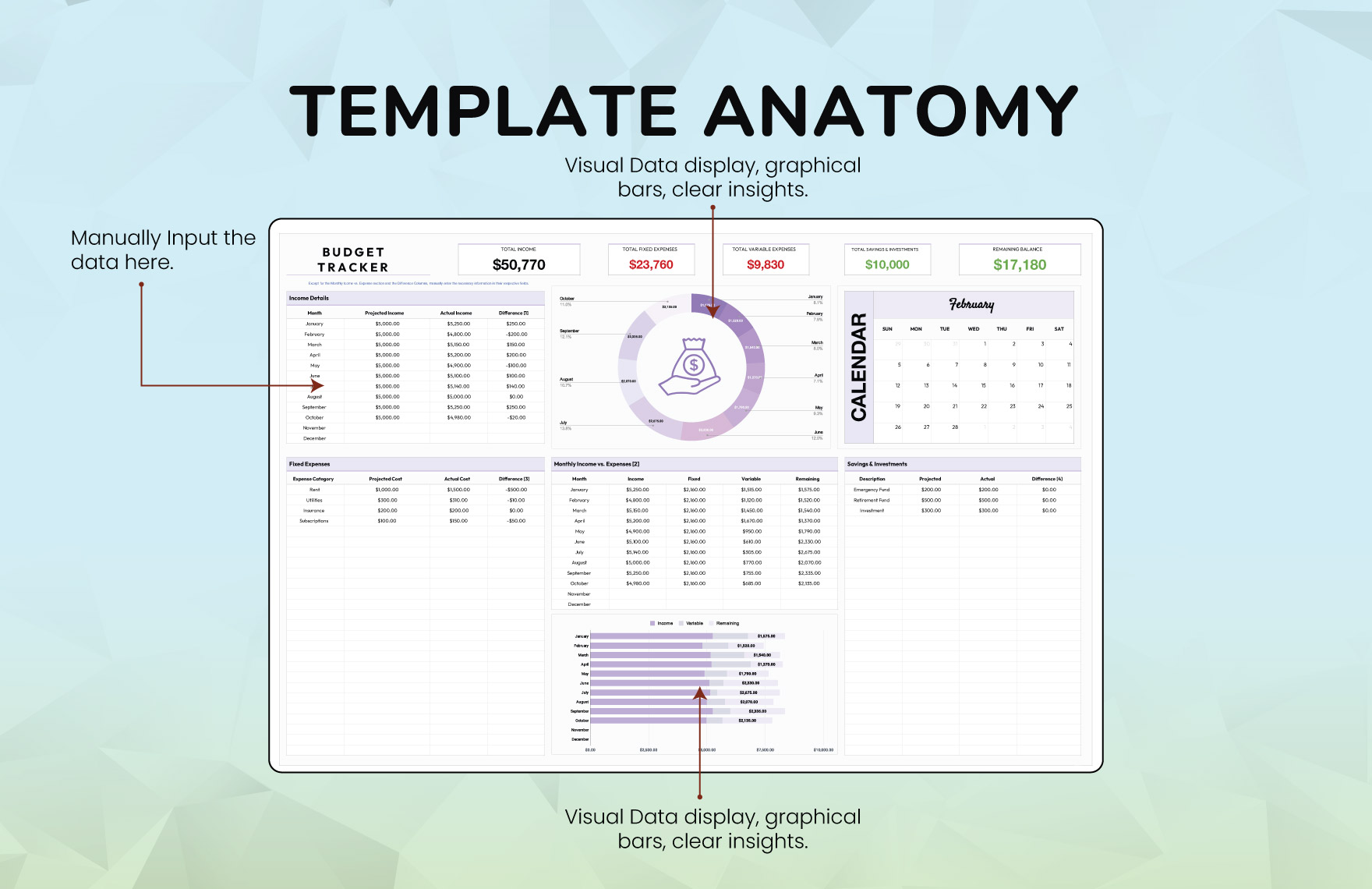 Budget Tracker Template