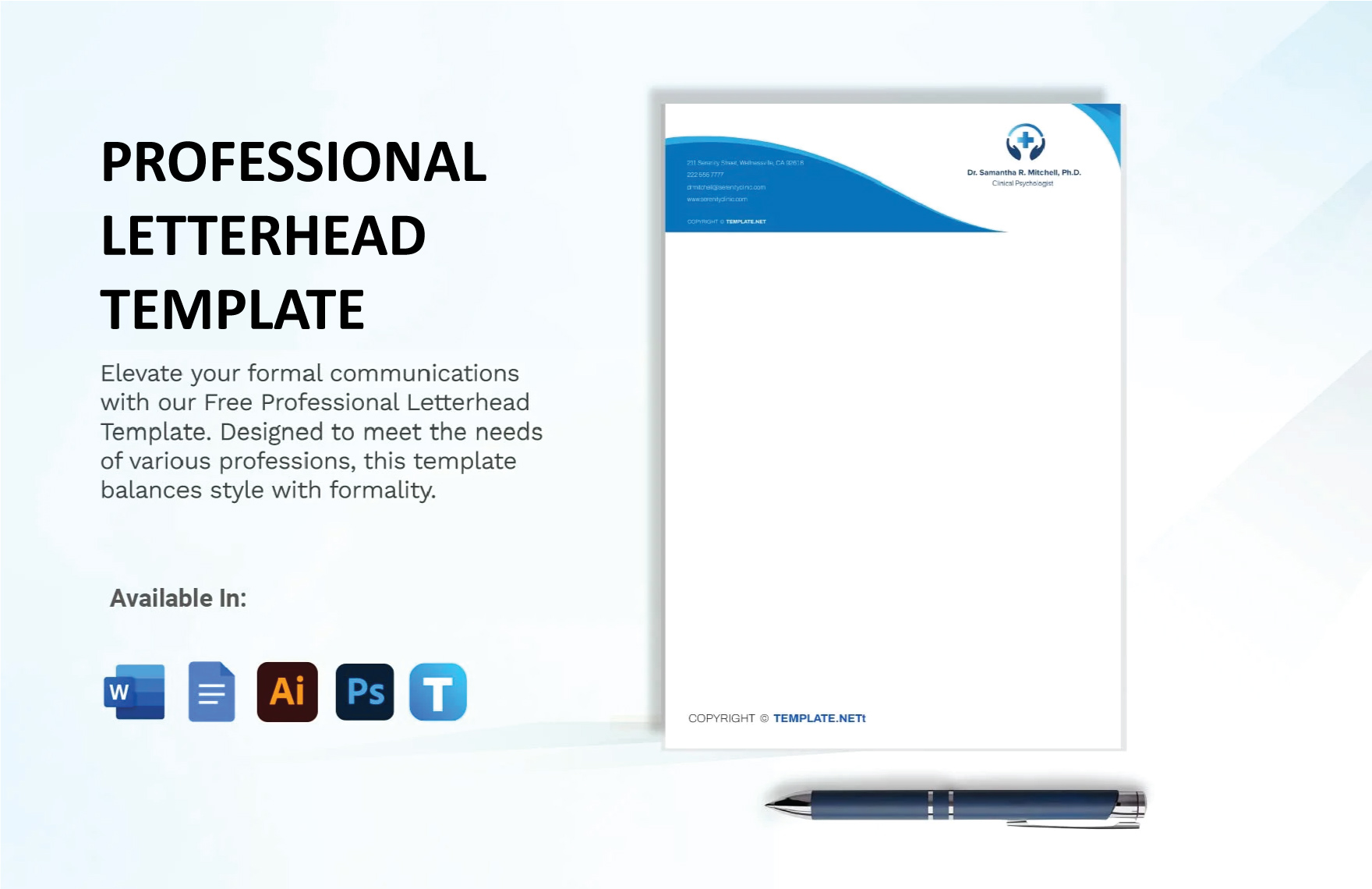 Professional Letterhead Templates In Illustrator FREE Download