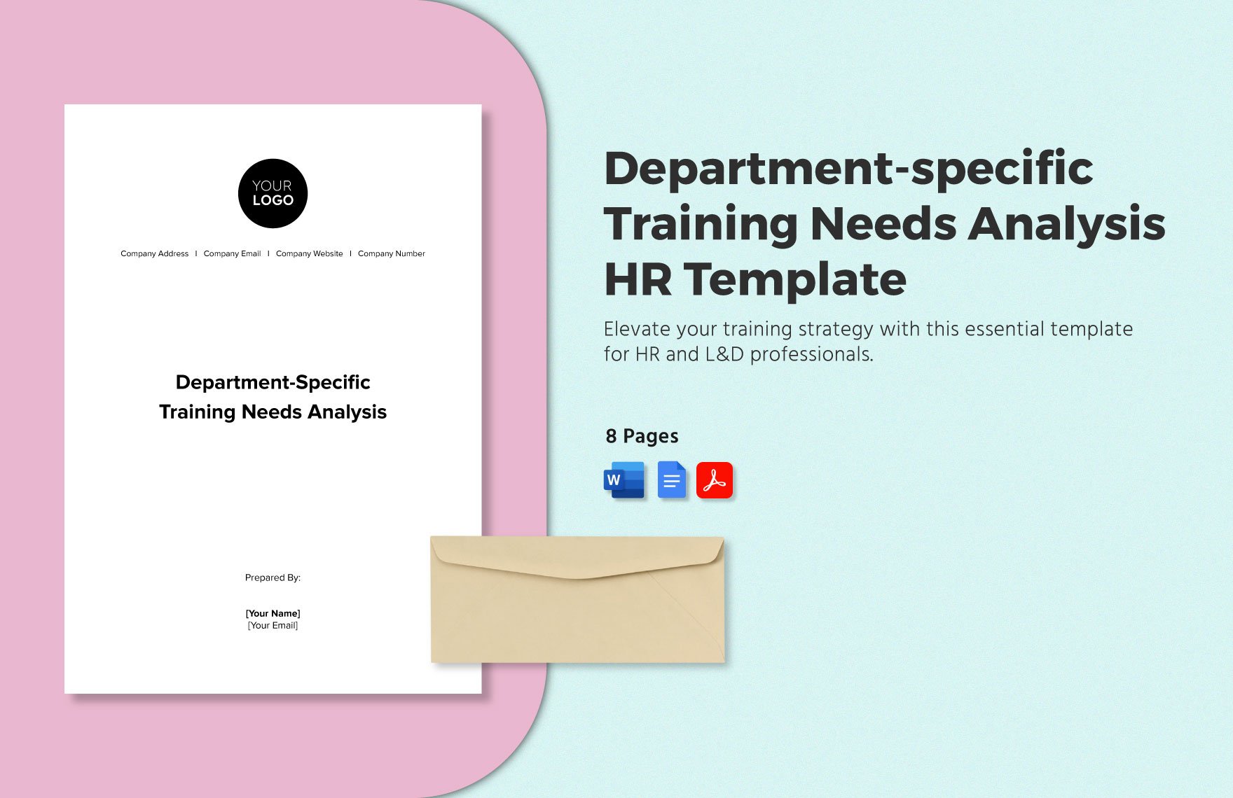 Department-specific Training Needs Analysis HR Template