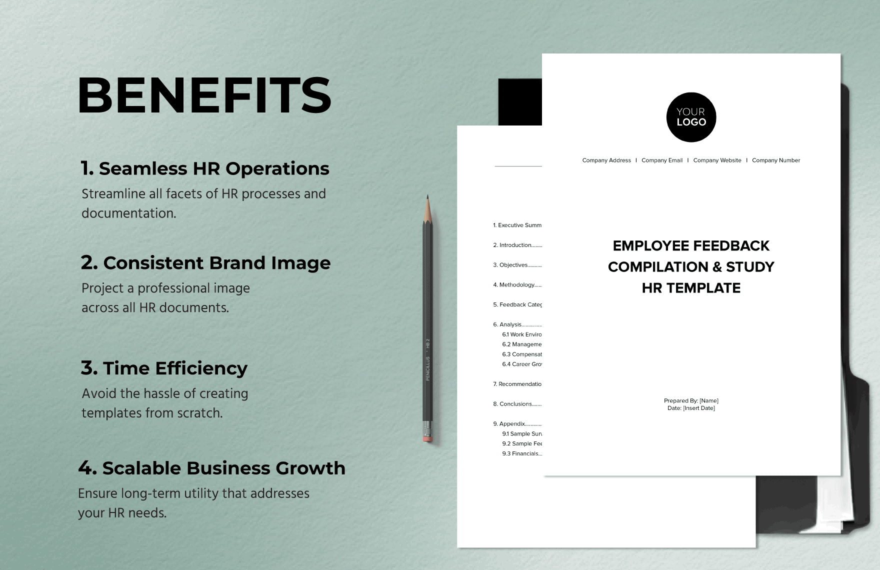 Employee Feedback Compilation & Study HR Template
