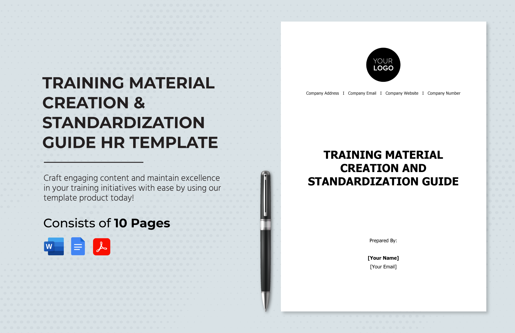 training-material-creation-standardization-guide-hr-template