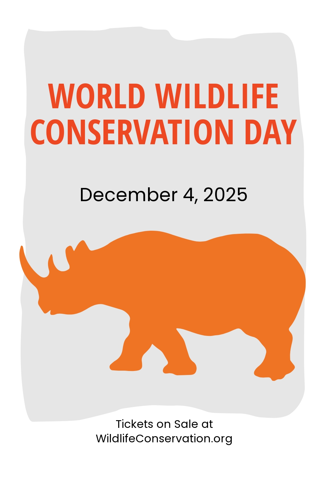 World Wildlife Conservation Day Poster Template [Free JPG] PSD