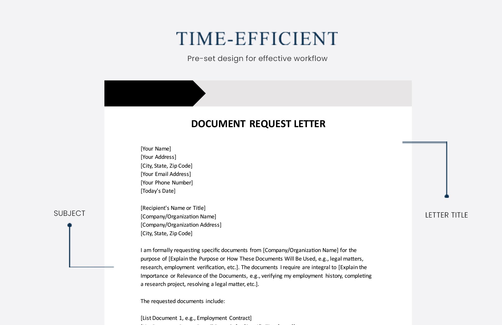 Document Request Letter