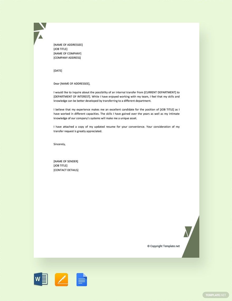 Internal Letter Templates In Google Docs FREE Download Template