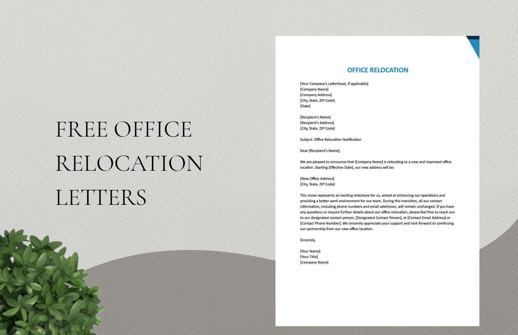 Office Relocation Letters