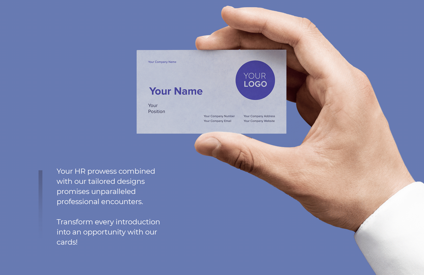 Operations Manager Business Card Template