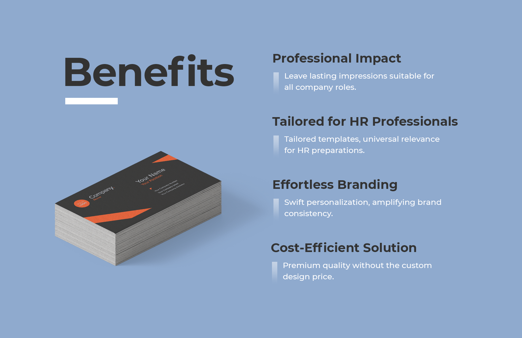 Purchasing Manager Business Card Template