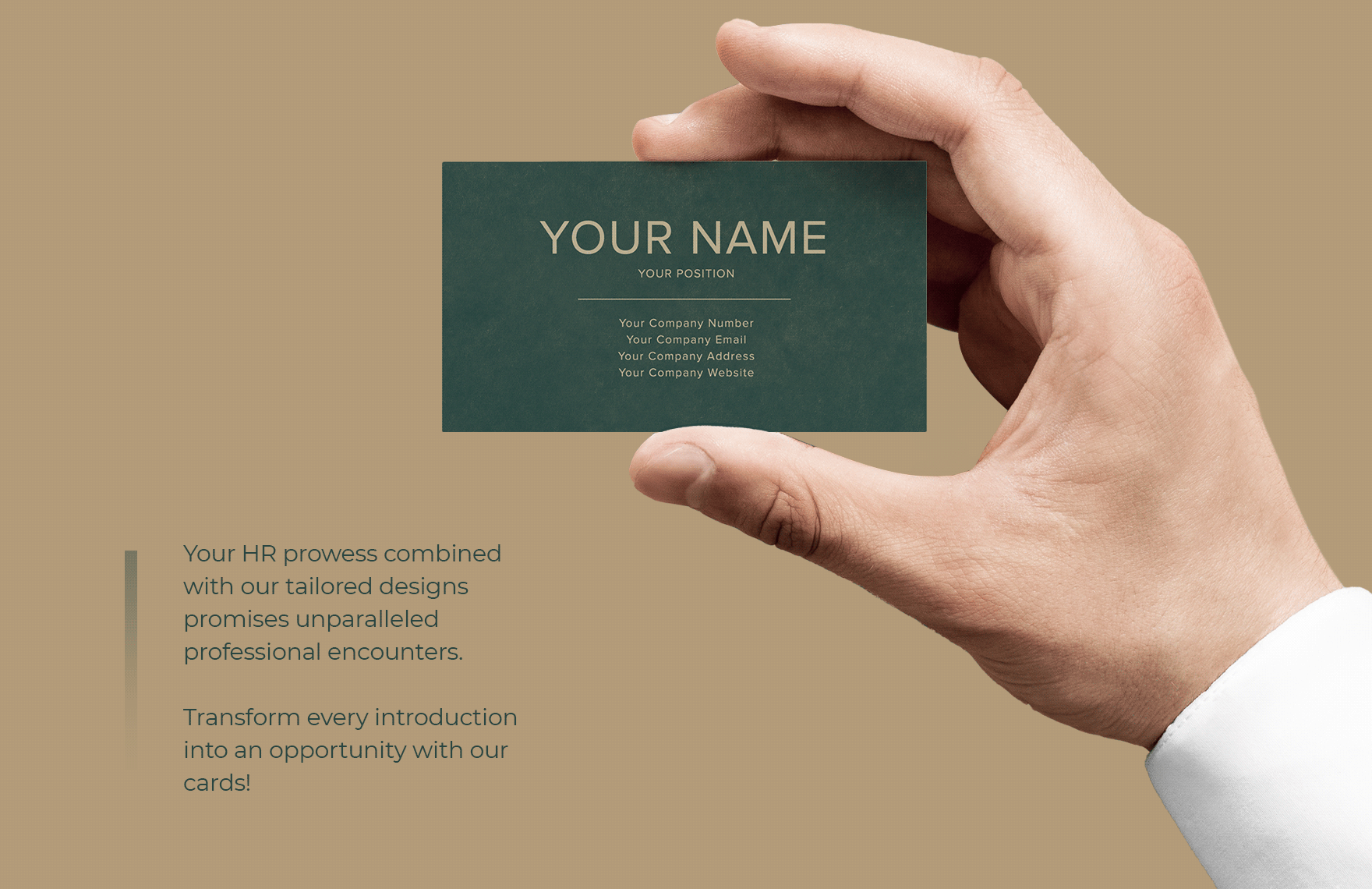 Manufacturing Engineer Business Card Template