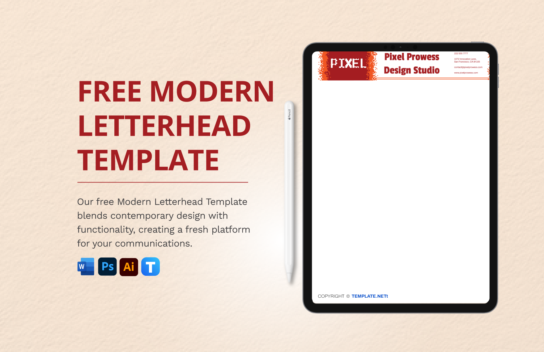 Free Modern Letterhead Template