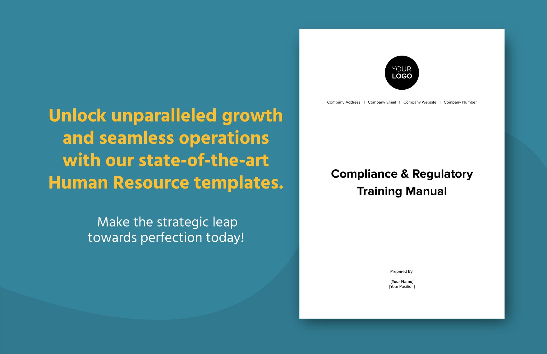 Compliance & Regulatory Training Manual HR Template