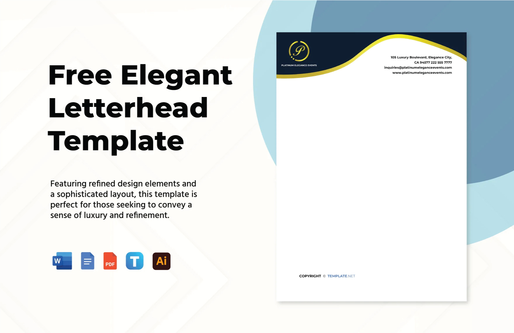 letterhead template free download illustrator