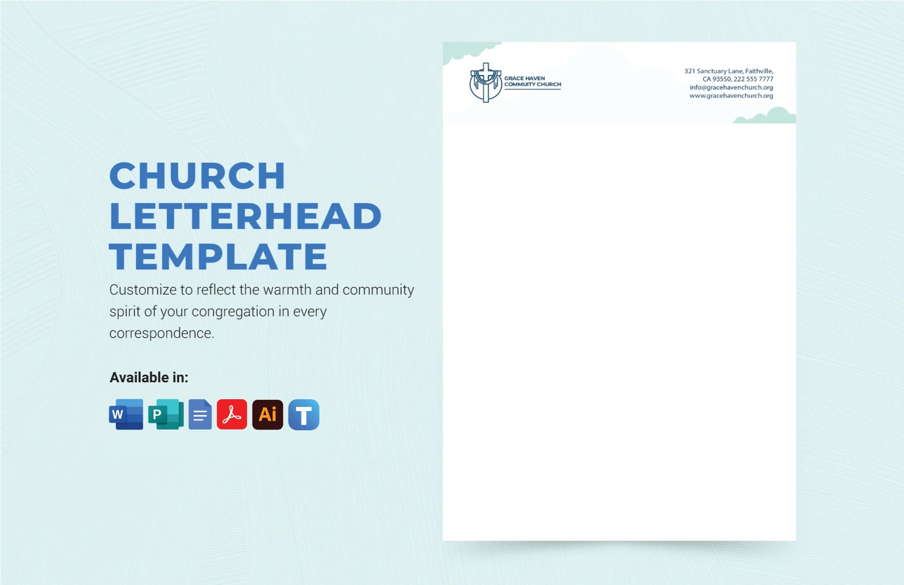 Church Letterhead Template