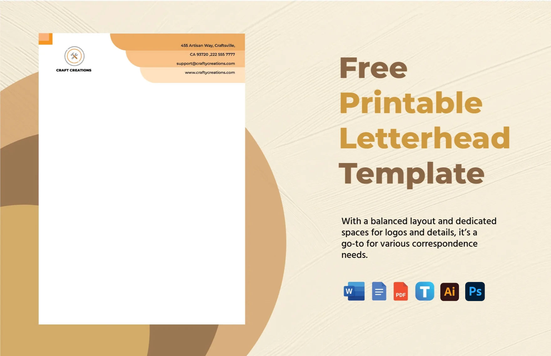 Free Printable Letterhead Template