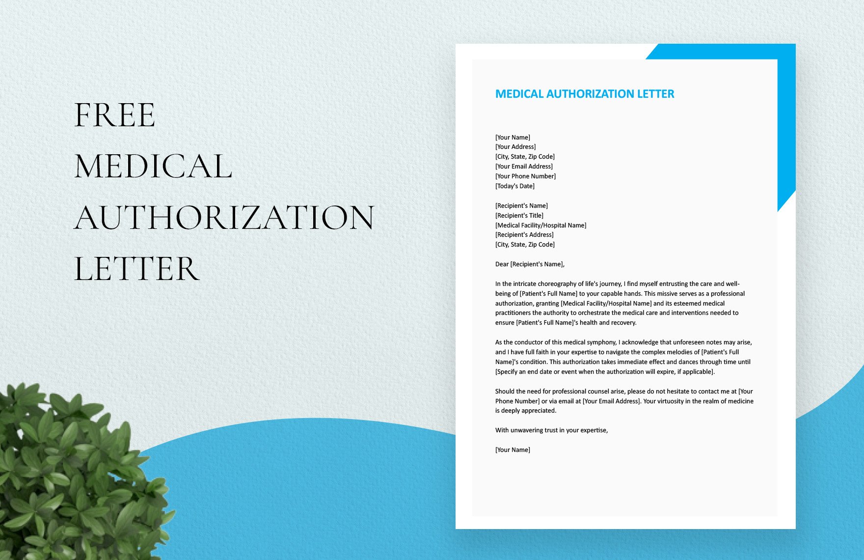Medical Authorization Letter