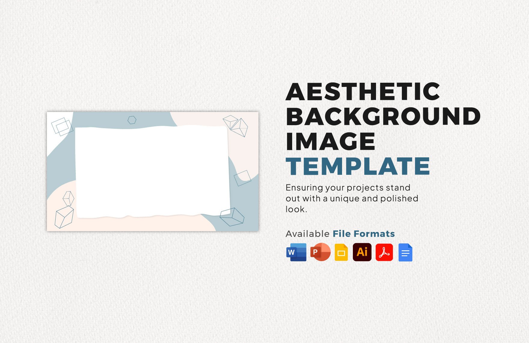 Aesthetic Background Design Template