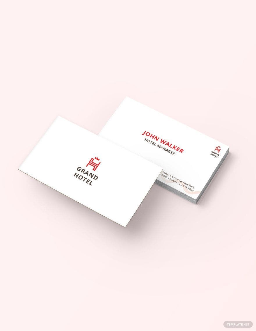Grand Hotel Business Card Template