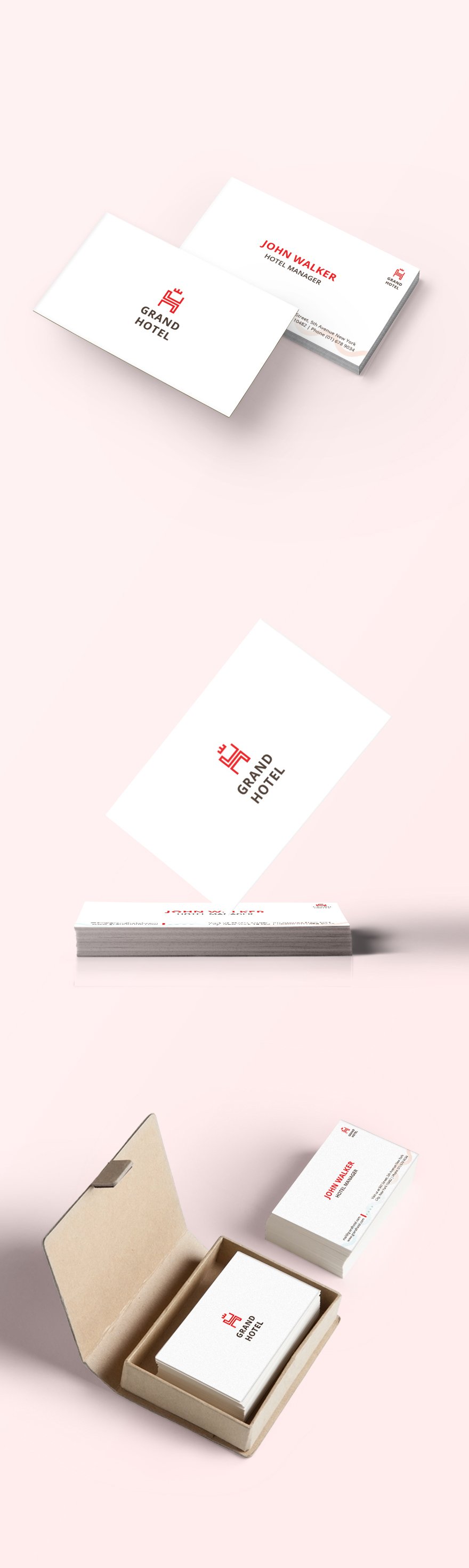 Grand Hotel Business Card Template