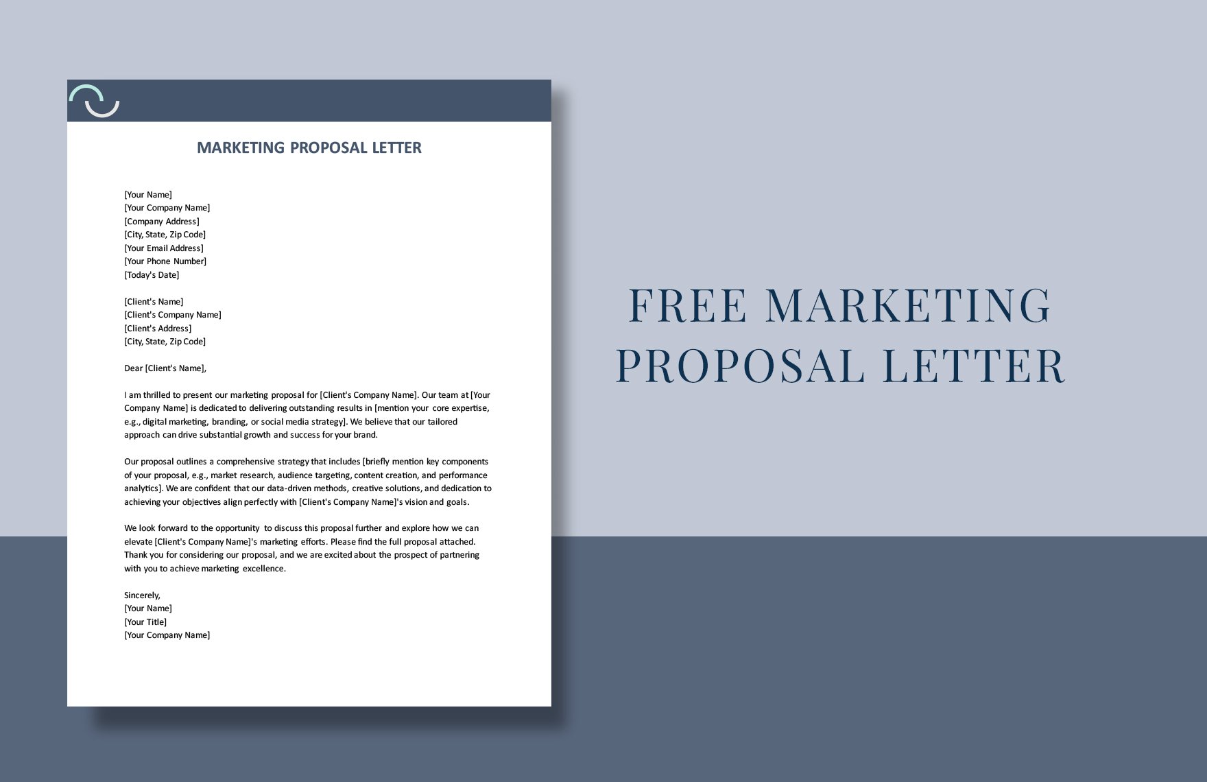 Marketing Proposal Letter
