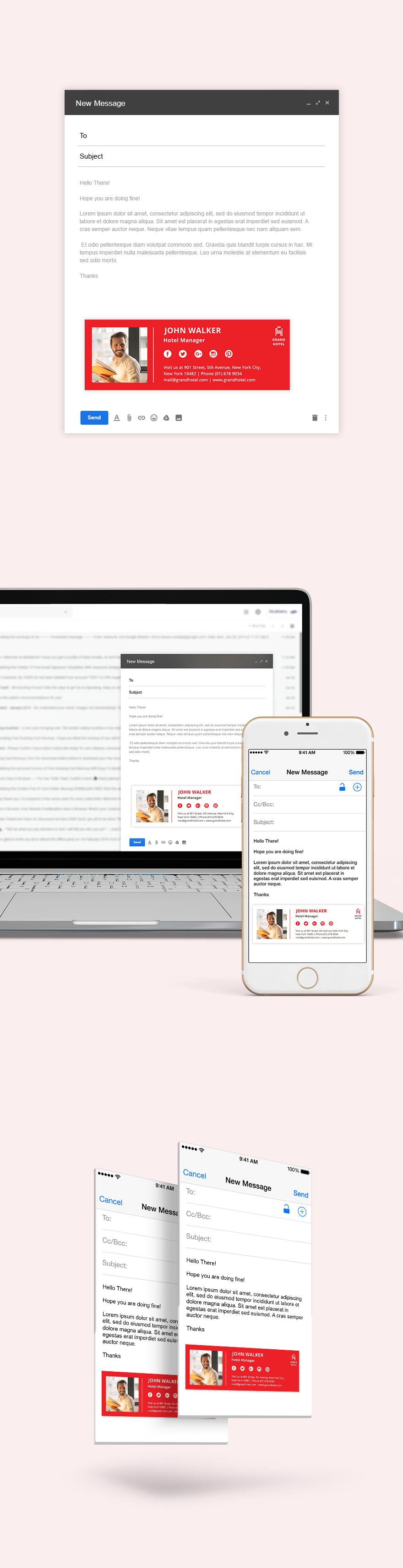Email Signature Templates 98+ Designs, Free Downloads
