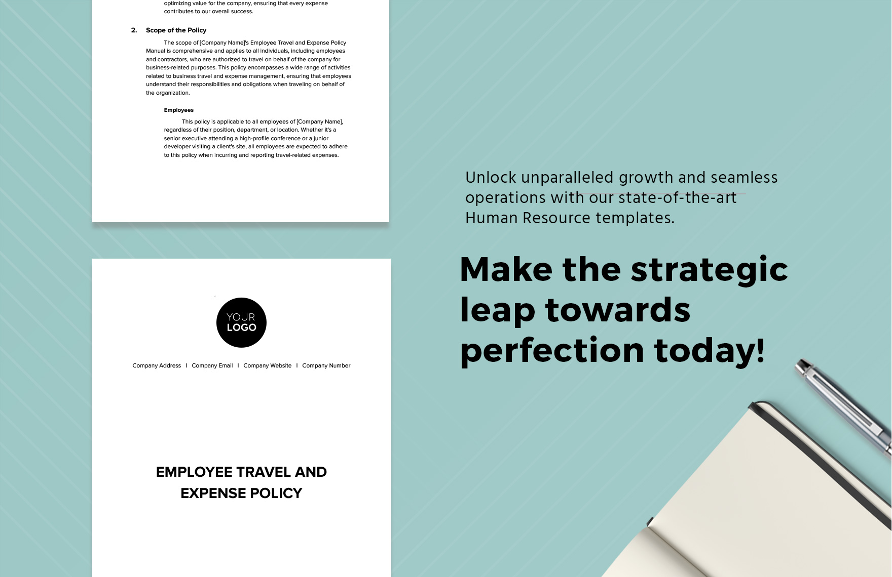Employee Travel and Expense Policy Manual Template 