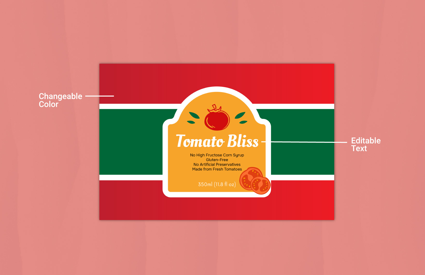 Food Label Template