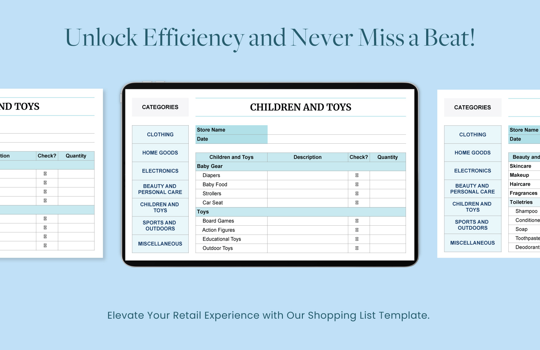 Shopping List Template Download in Excel Google Sheets Template net