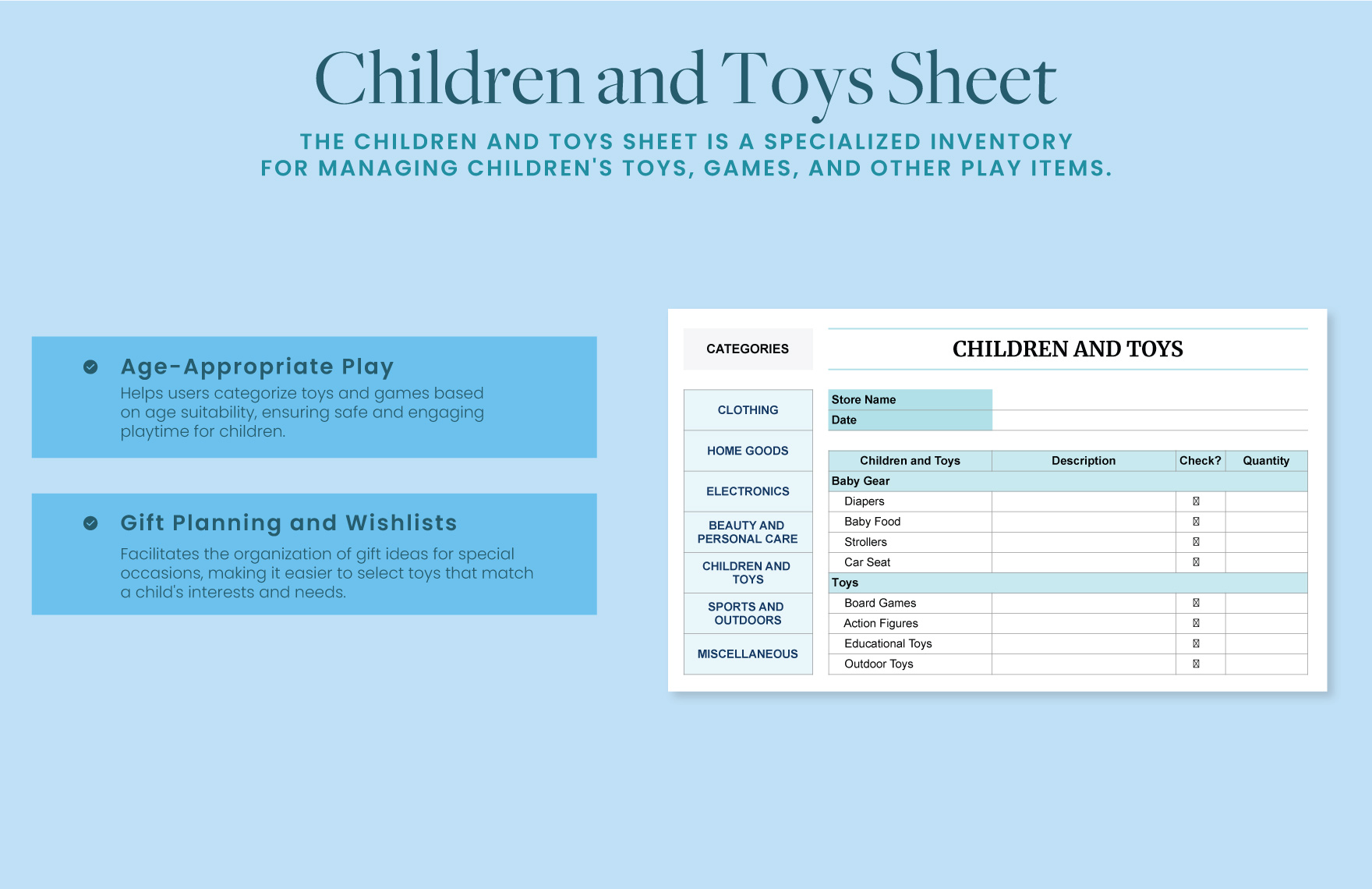 Shopping List Template - Download in Excel, Google Sheets | Template.net