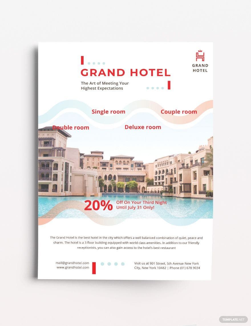 Grand Hotel Flyer Template