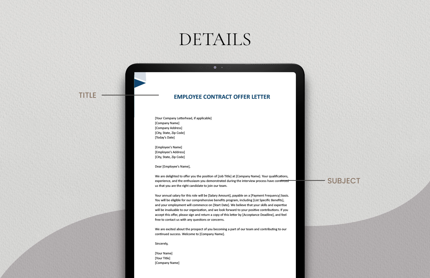 Employee Contract Offer Letter